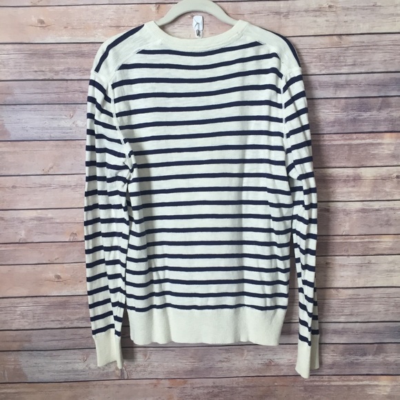 American Eagle Outfitters Mens Striped Sweater M - Picture 2 of 6